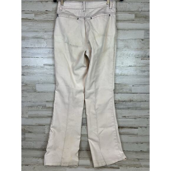 VTG 70s Sears “Put On Shop” Jeans Destroyed Workwear USA Distressed Flare 29x31 - Picture 7 of 14